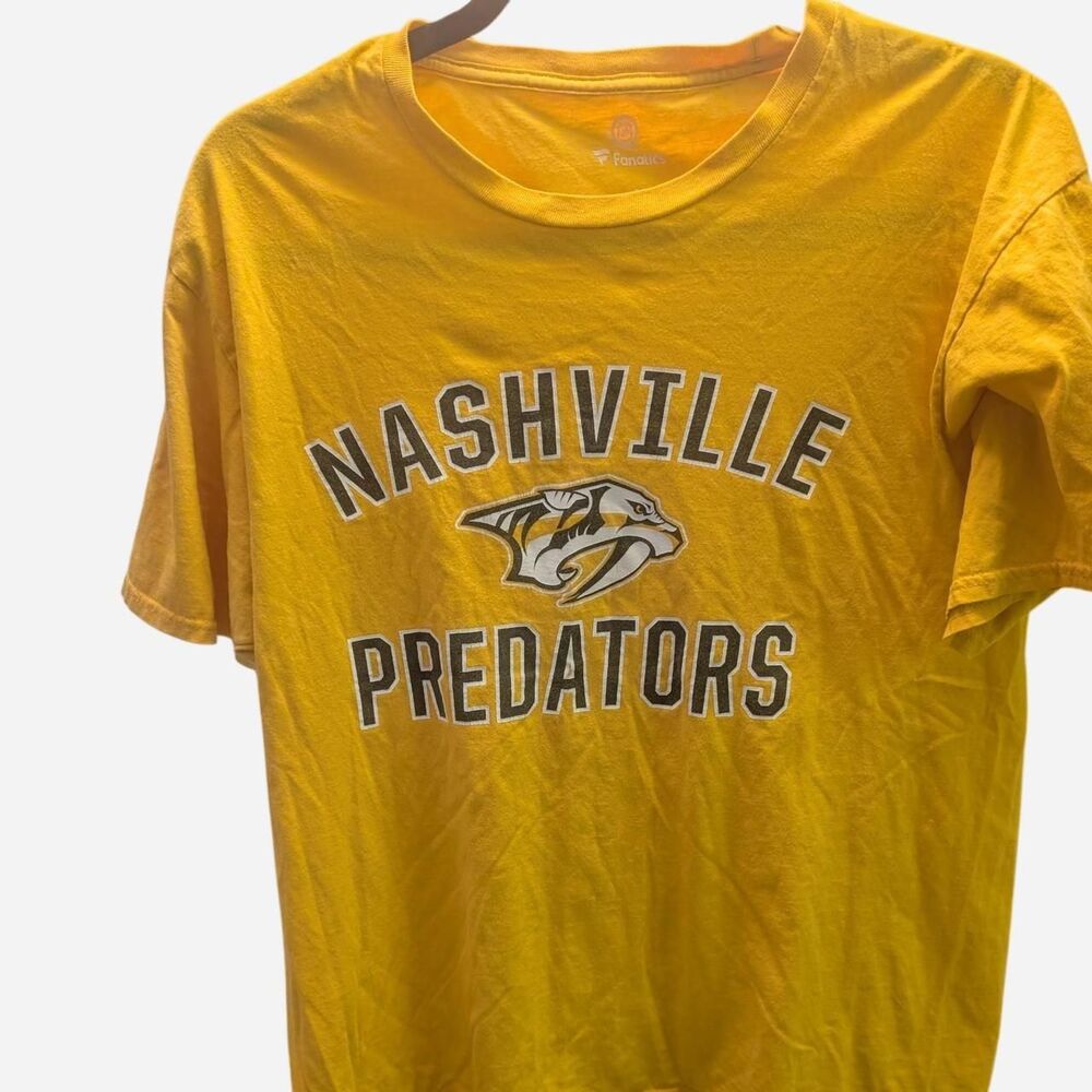 Nhl Men's Yellow T-shirt